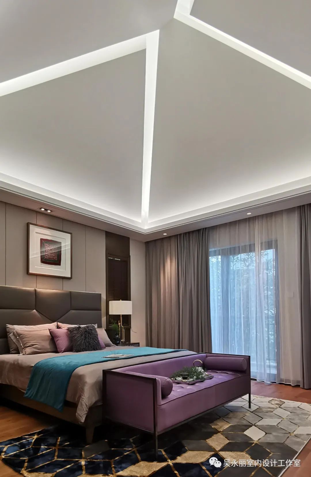 惠州御湾雅墅新中式轻奢风设计-91