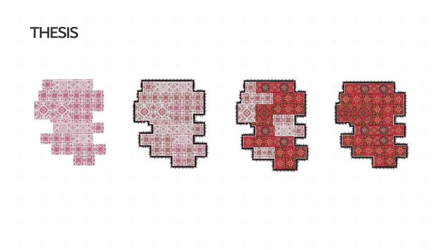 基于叙利亚传统图案的概念性城市设计丨美国洛杉矶丨Yasmeen Tizani-13