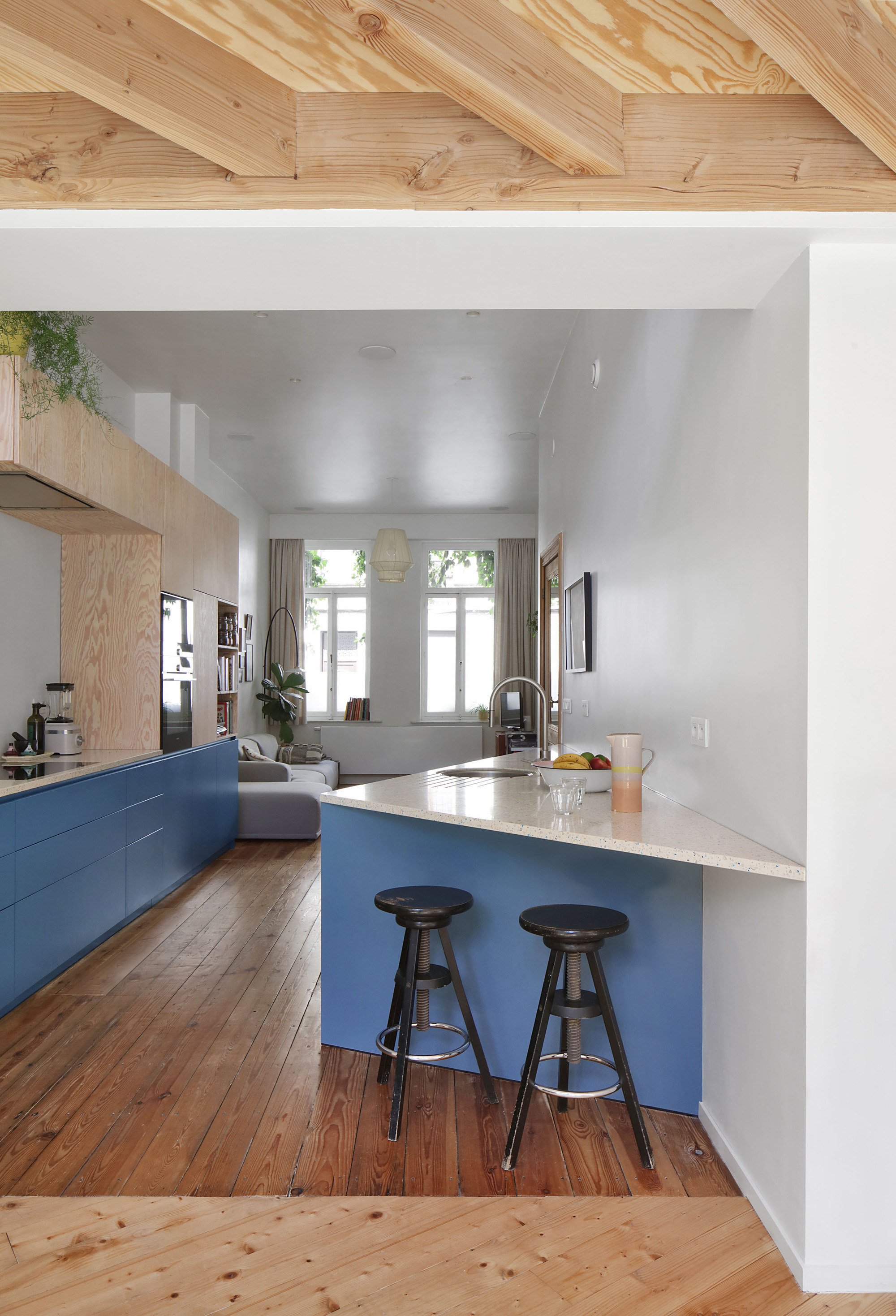 蝴蝶联排别墅丨比利时丨Atelier Tom Vanhee-15