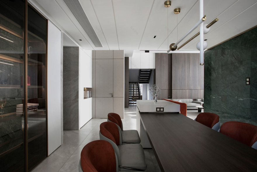 一木橙,一石绿 · 现代顶层复式私宅设计丨中国莆田丨大小空间设计研究室-27