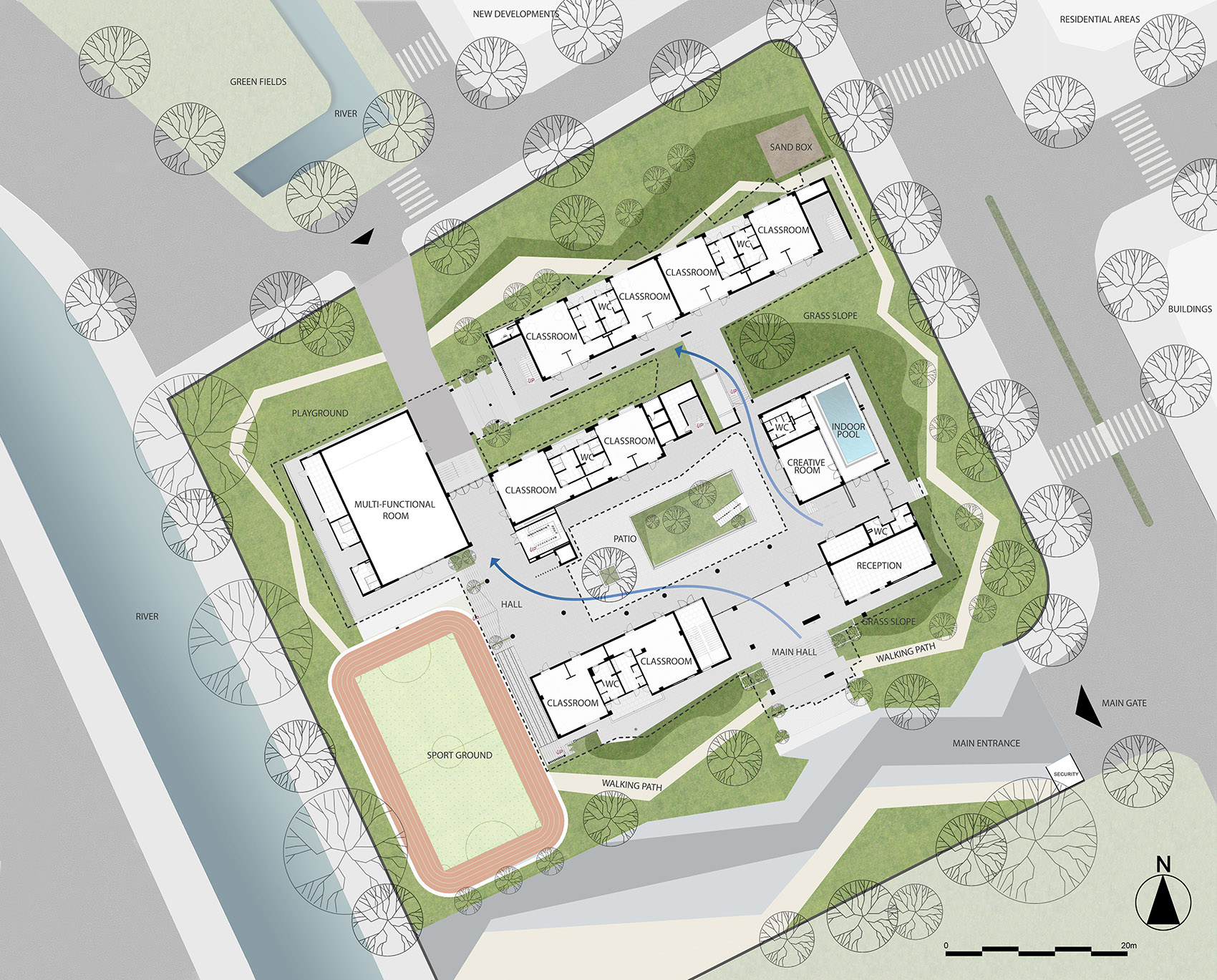 DA HOP校园,越南 / 1+1>2 Architects-52