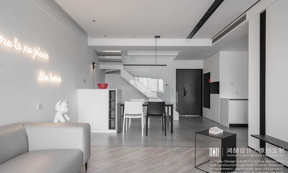 简约灰白空间,展现现代生活品质-0