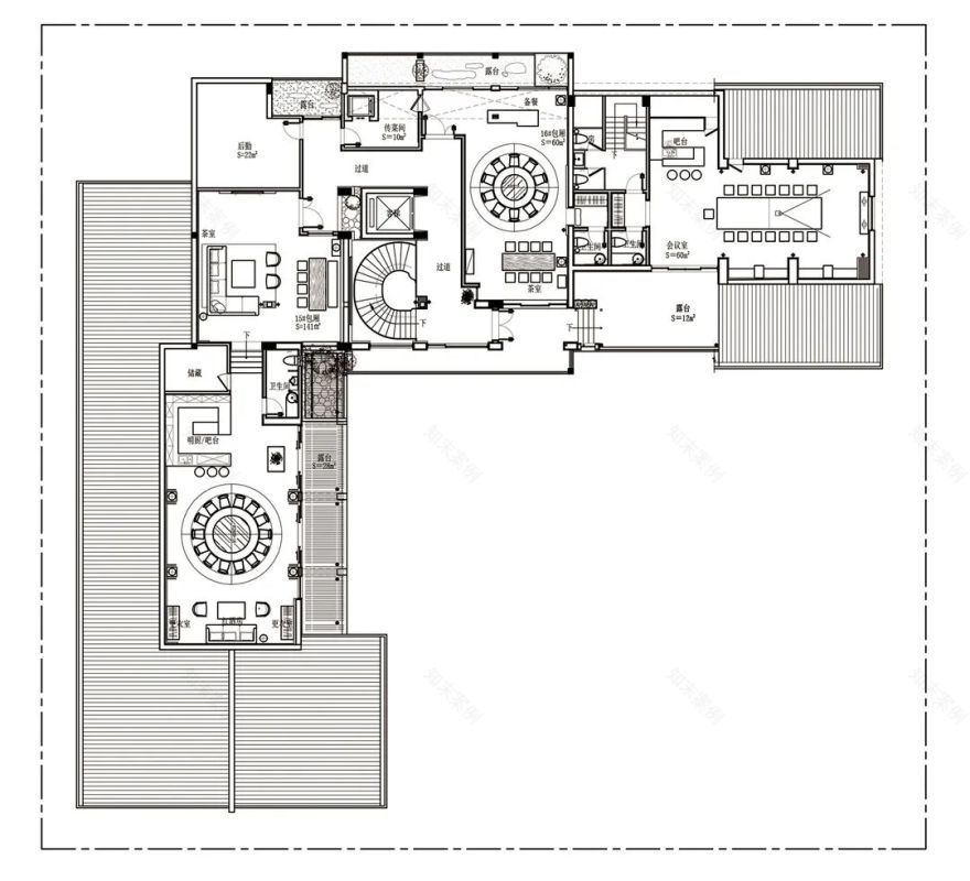 杭州隐外餐厅丨中国杭州丨大相设计-63