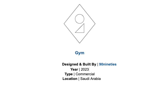 Gym Interior Design - KSA-0