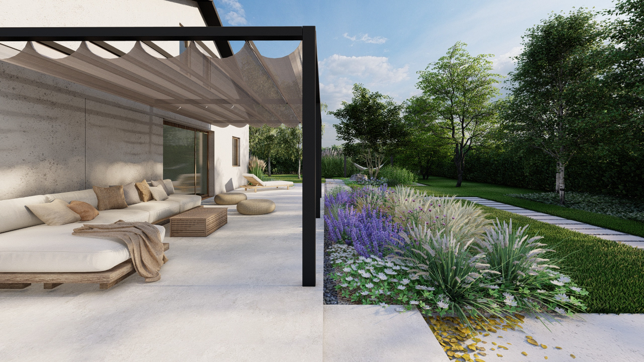 Geometric garden(带草坪的几何花园)丨波兰莱格尼察-3