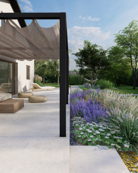 Geometric garden（带草坪的几何花园）丨波兰莱格尼察