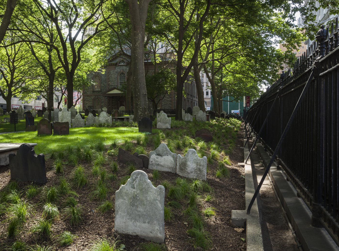 Projects - Restoration of the Churchyards of Trinity Church and St. Paul's Chapel -4