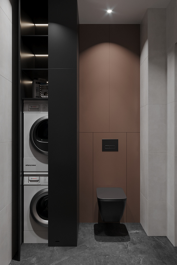 乌克兰基辅公寓设计 超有设计感！-19