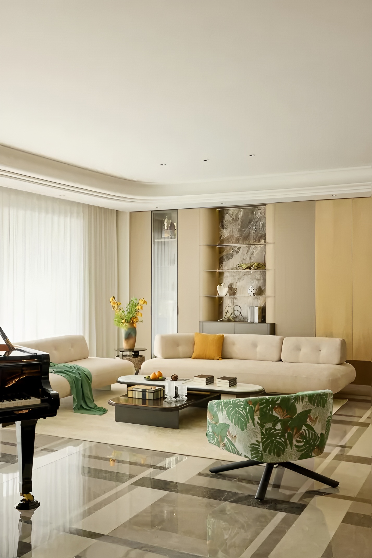 上海香港置地启元330㎡大平层丨中国上海丨上海祎间美学空间设计-7