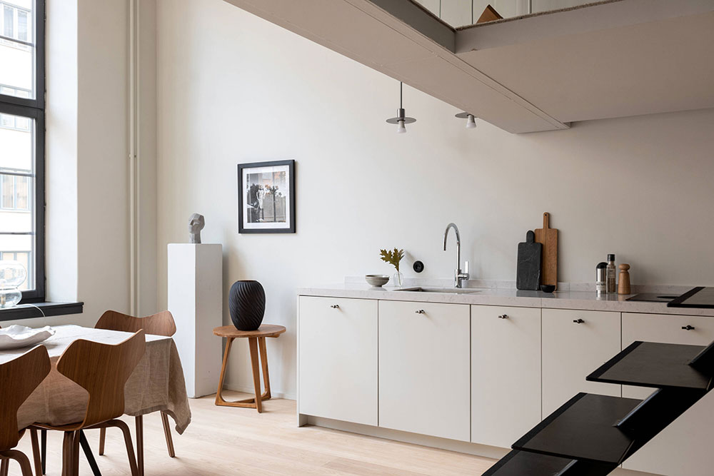 斯德哥尔摩工业风复式公寓设计-8