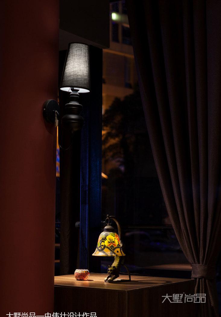 230㎡现代酒吧餐厅,绿色植物与柔和灯光打造露天卡座区-24