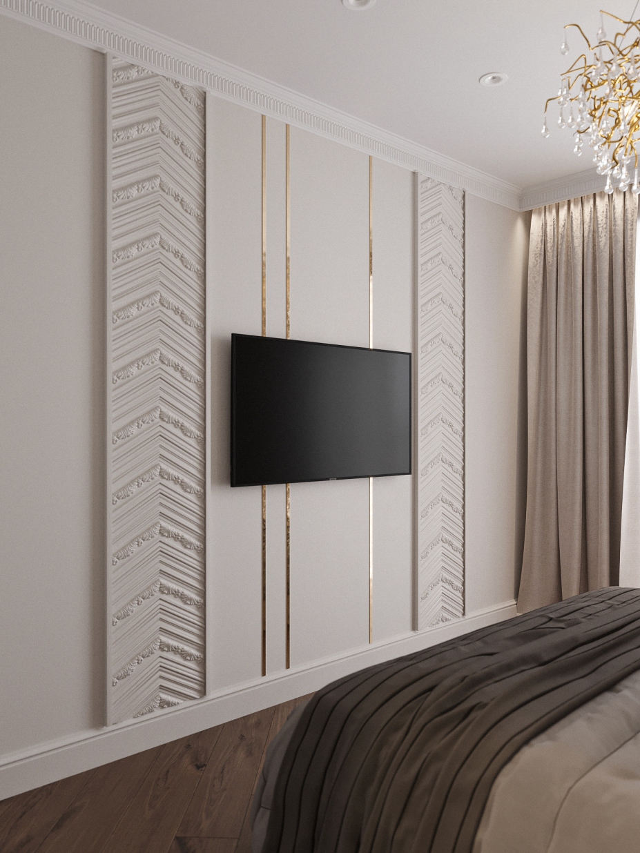 Дизайн спальни, ЖК "Острова", г. Воронеж.-3