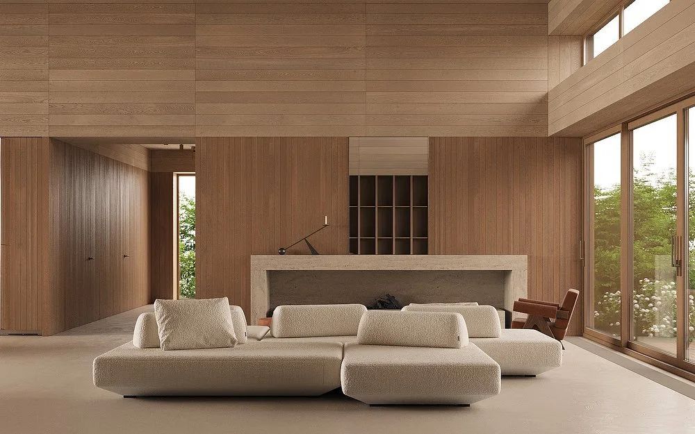 悬浮式电视背景墙设计-77