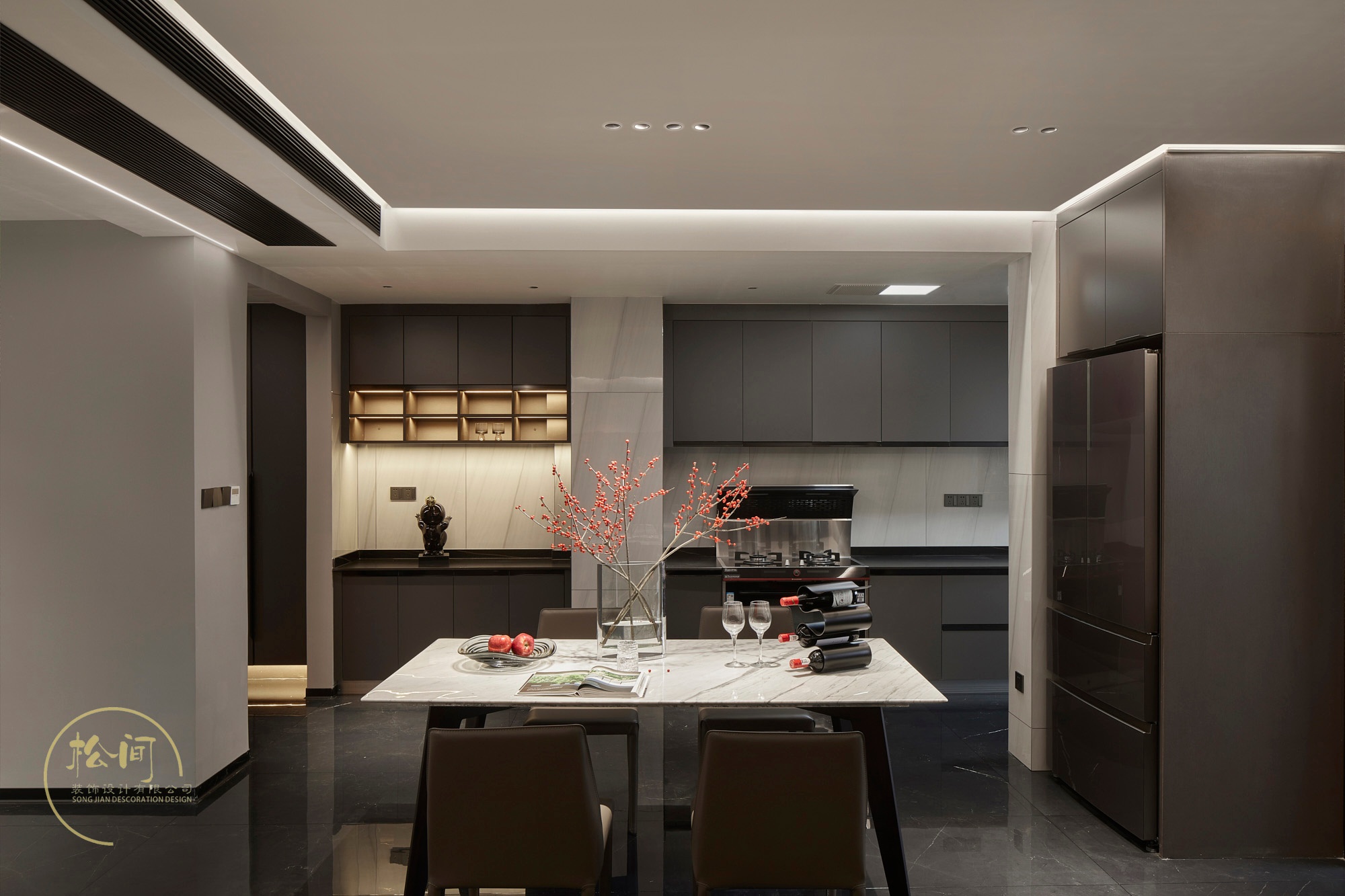 黑白温度丨中国泸州丨松间设计-43