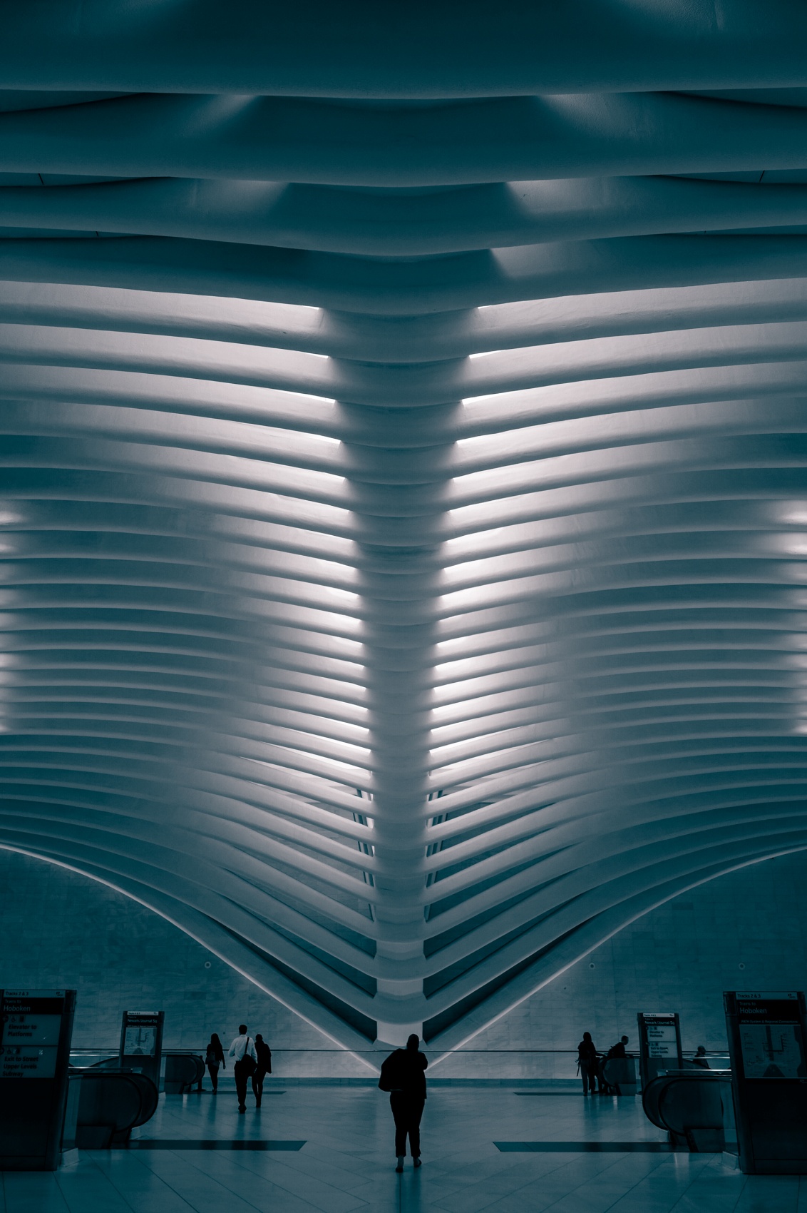 纽约世界贸易中心交通枢纽Oculus丨美国曼哈顿丨圣地亚哥·卡拉特拉瓦（Santiago Calatrava）-19