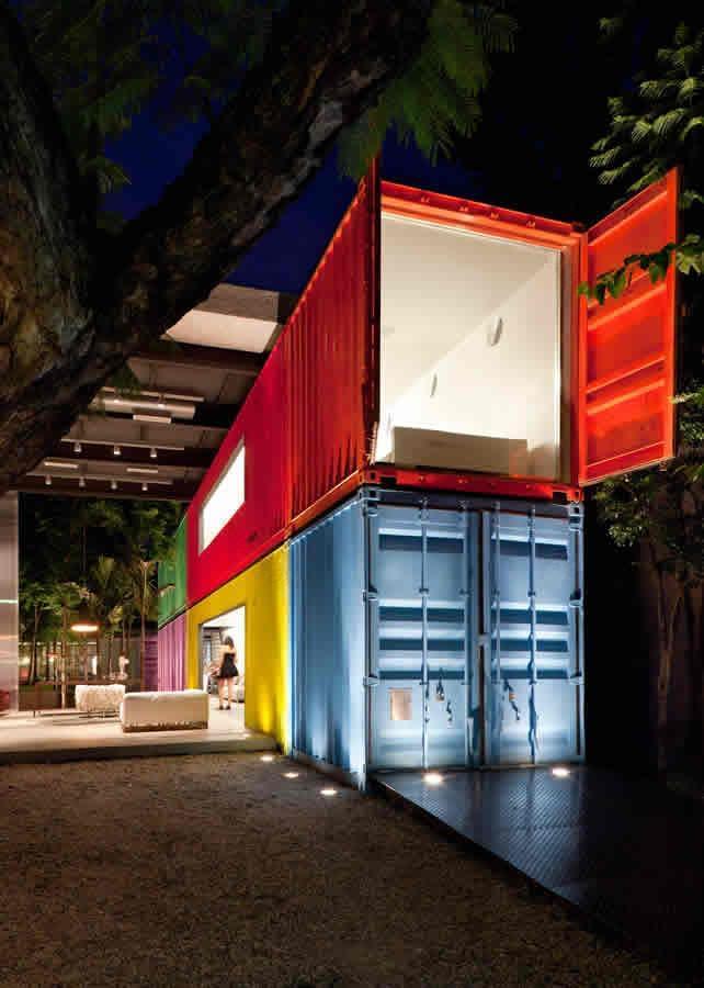 巴西彩色集装箱家具店-5