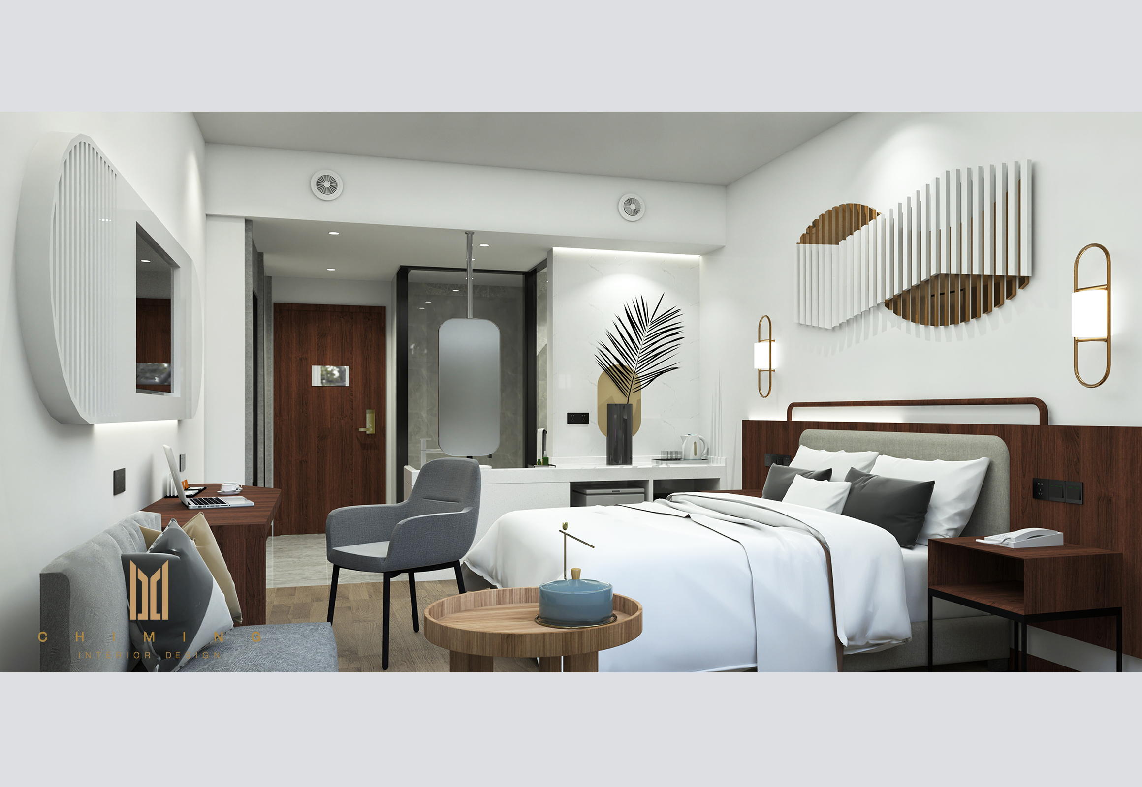 广州大岗园林宾馆大堂翻新改造项目（ 园林区客房）-9