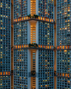 新加坡建筑韵律 | 高耸城市中的对称与模式
