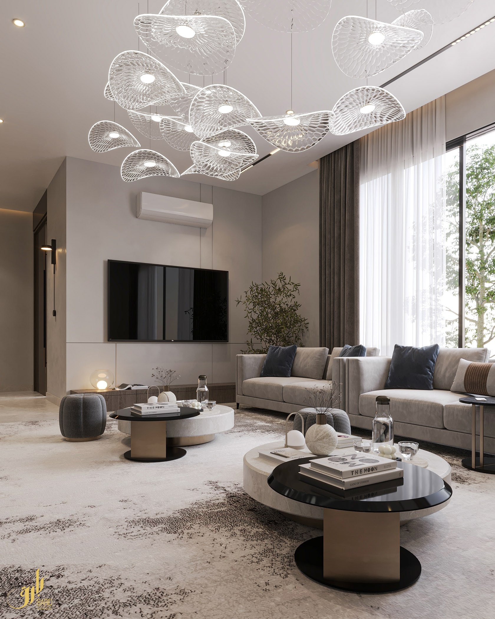 A·A 现代别墅室内设计丨沙特阿拉伯丨Bariq Consultants-12