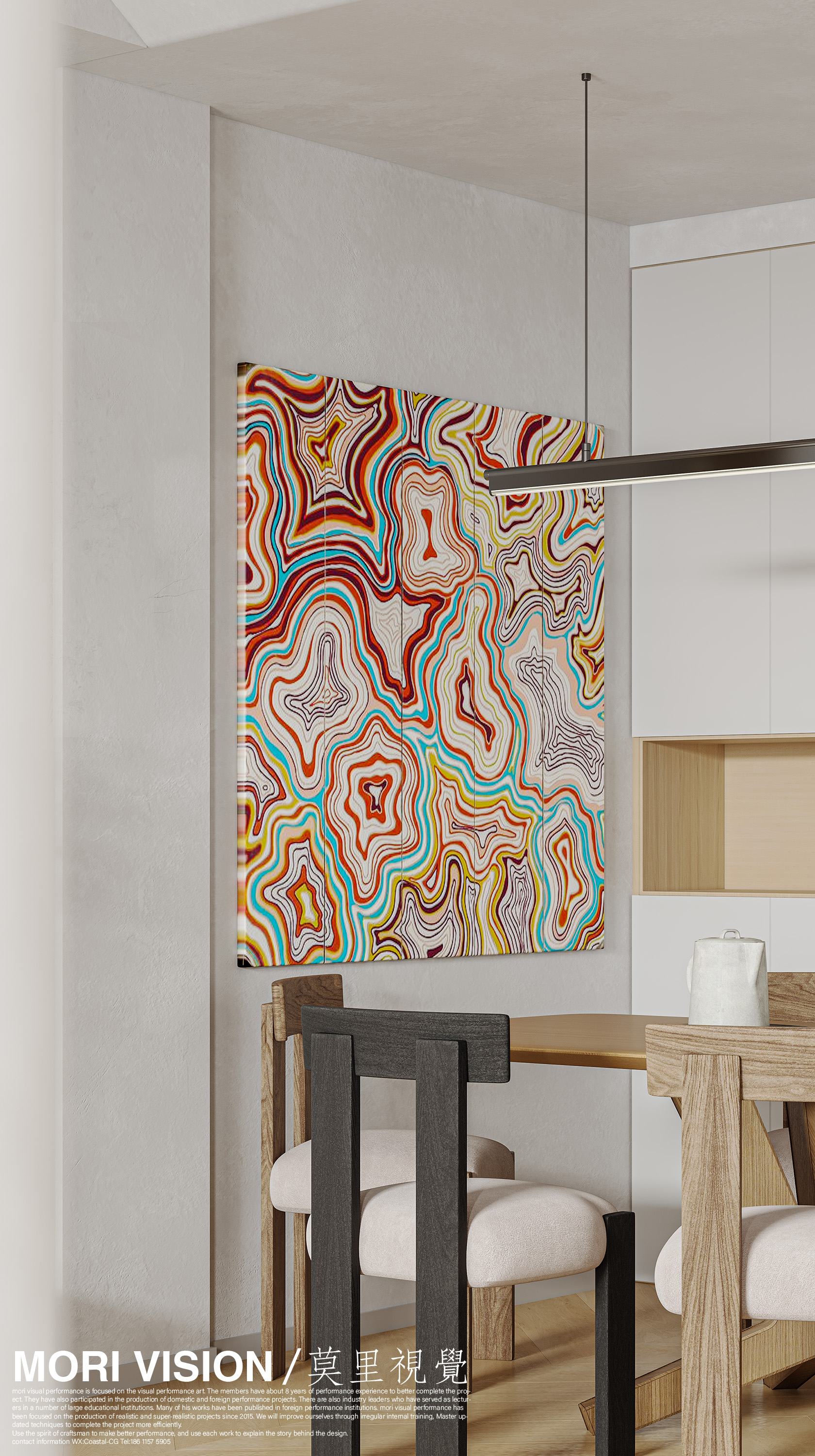 极简原木风室内设计丨莫里工作室-16