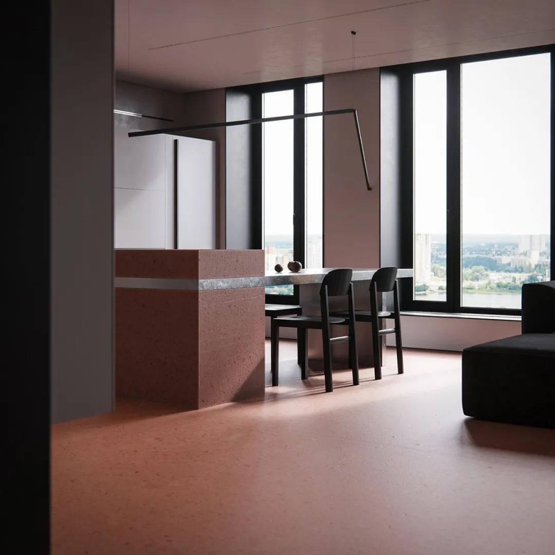 现代公寓设计中的高级灰++ 粉色运用-32