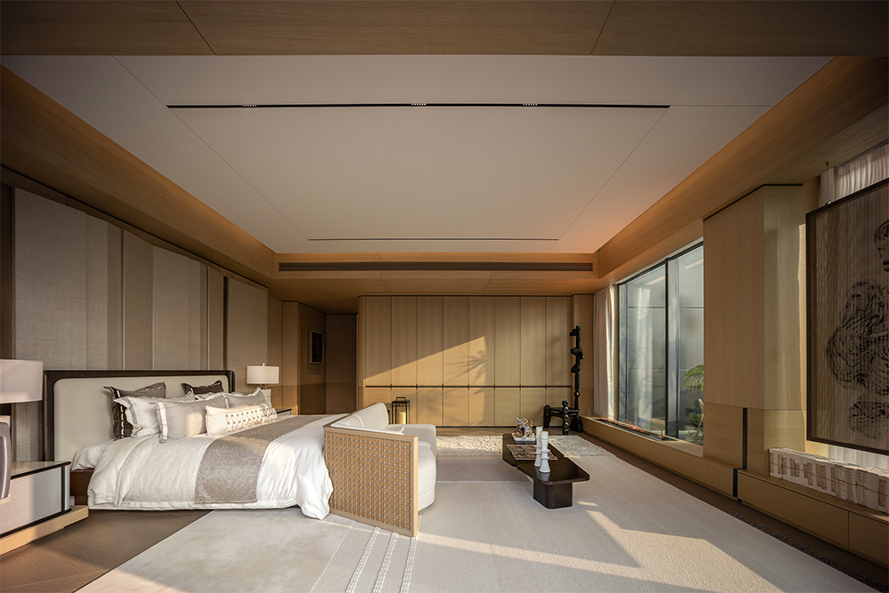 万华成都麓湖黑鉐岛上叠别墅样板间丨中国成都丨深圳市盘石室内设计有限公司,万华室内设计中心-27