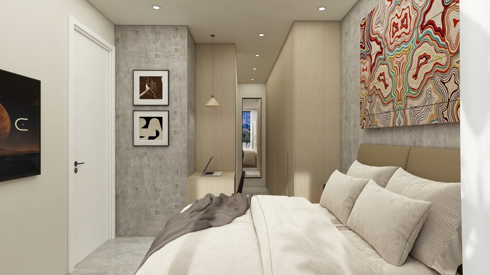 The Club Interior Design. Airbnb Project.-12