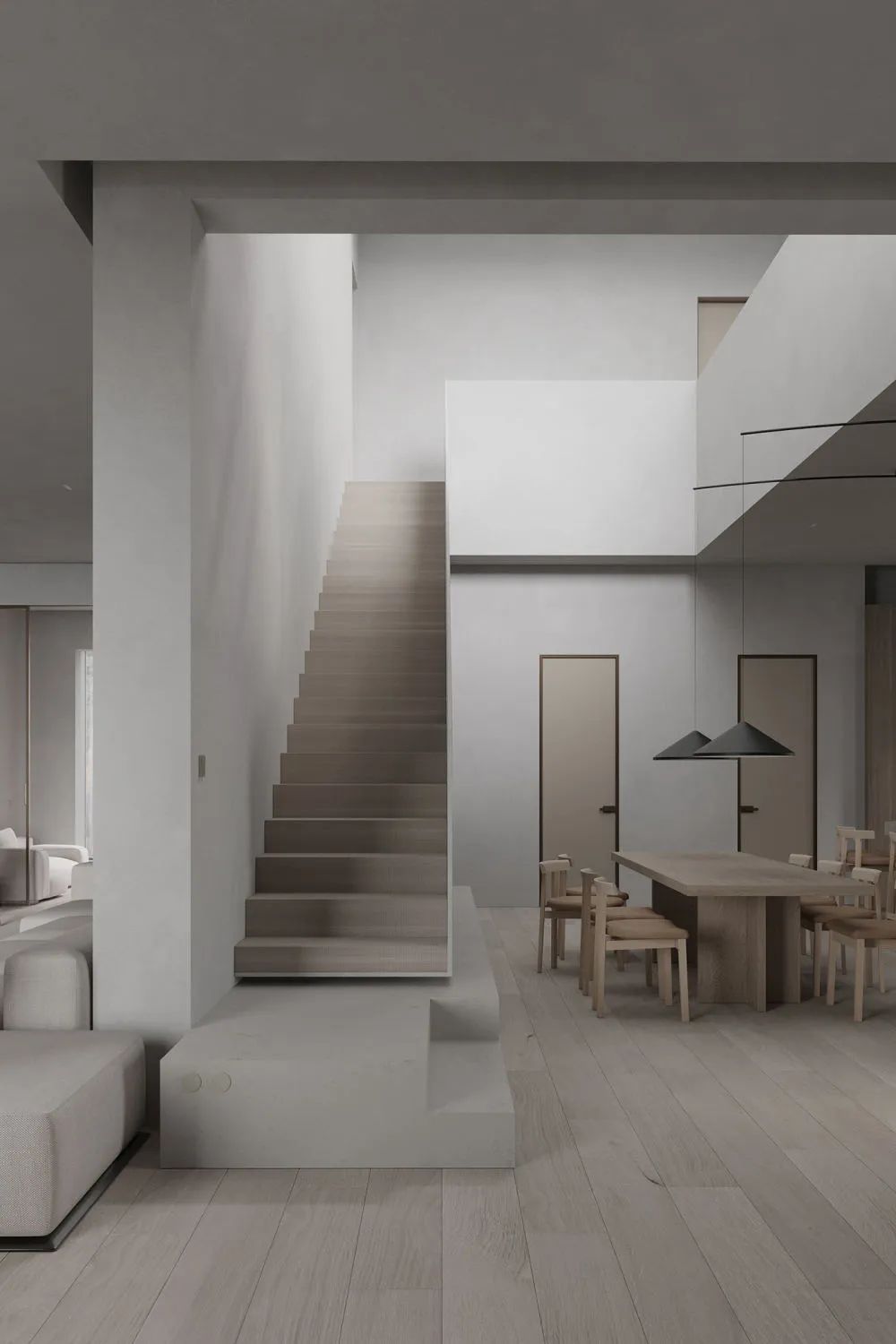 盐系简约,静美!灰白木色打造宁静家居空间丨星艺装饰广州总部-22