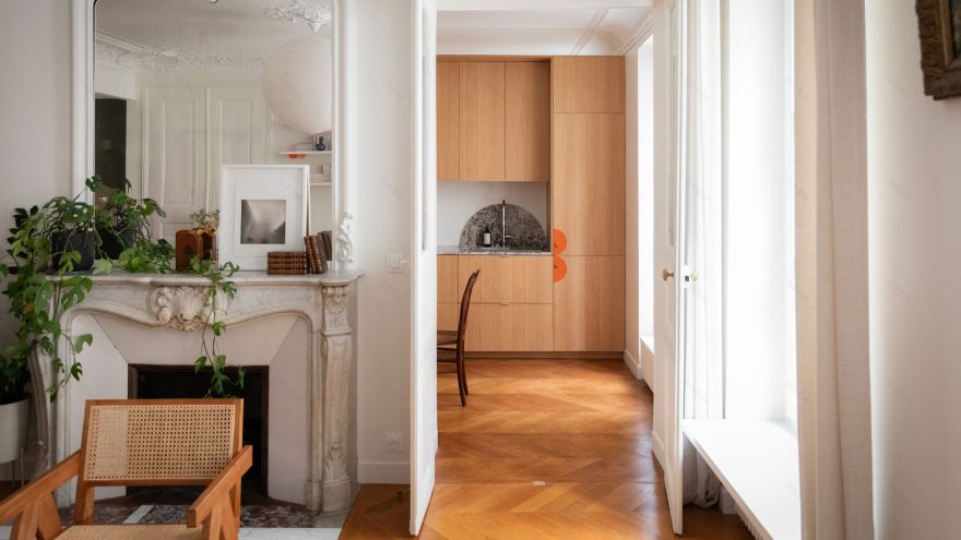 巴黎老办公室改造为功能性住宅丨法国巴黎丨Atelier 1060-3