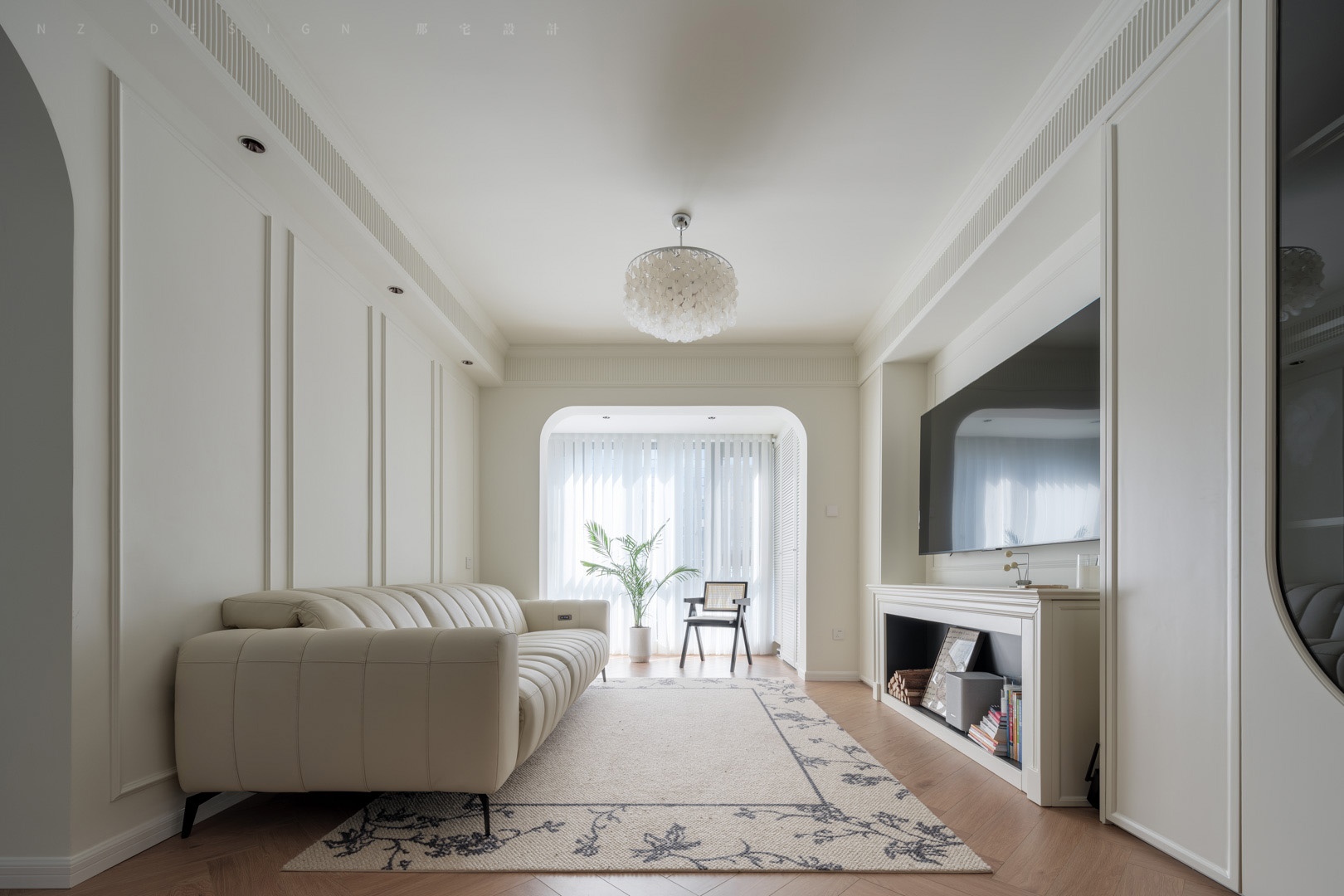 90后两人一猫的惬意法式奶油风丨中国深圳丨那宅设计事务所-23