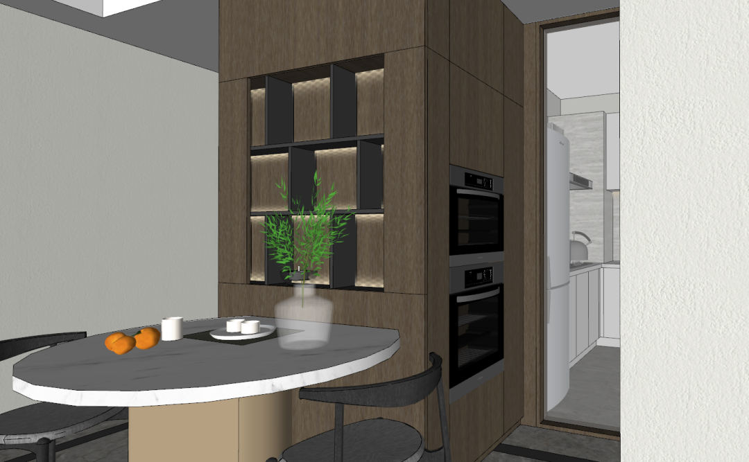 83m²精装房定制柜设计，功能完善的“家”-39