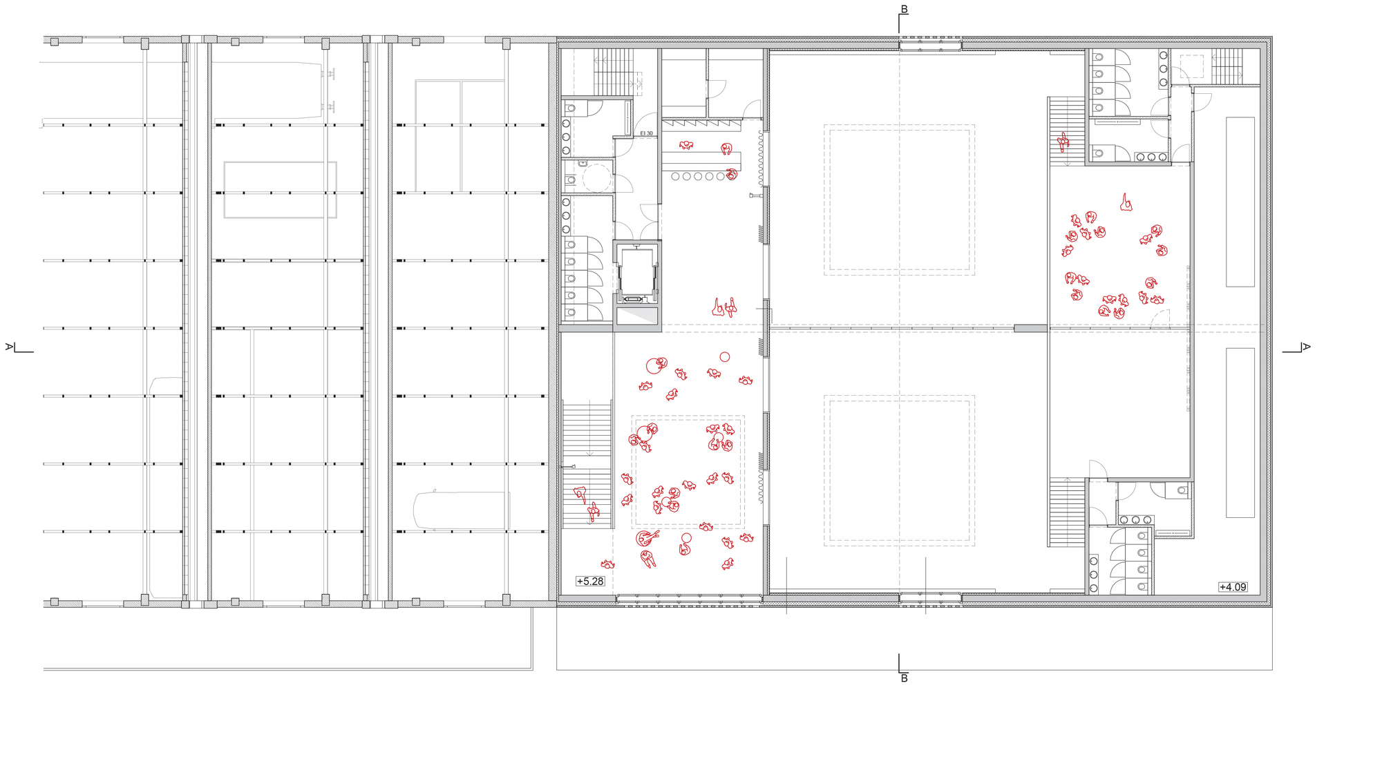 出发事件大厅丨比利时丨Barchitecten-49