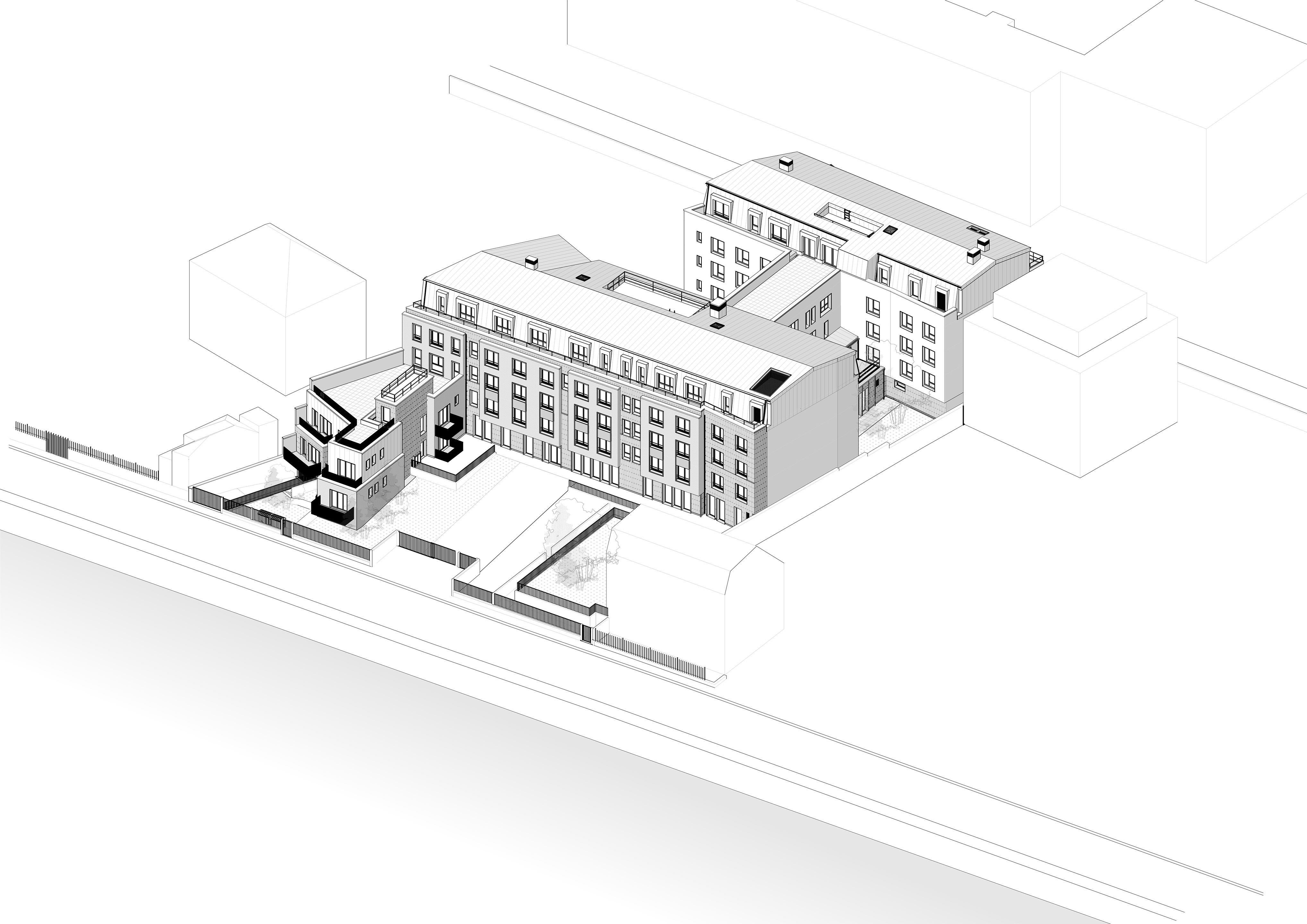 巴黎塞纳河畔养老住宅丨法国巴黎丨Palissad-14