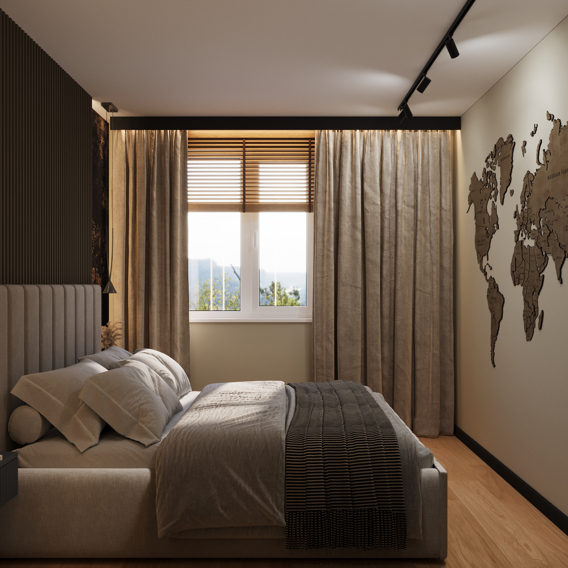 Earthy Elegance两居室公寓可视化项目丨波兰丨@nowakowska_interiors-28