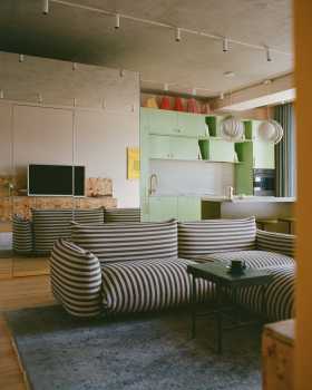 哈萨克斯坦为即将独立儿子设计的公寓丨哈萨克斯坦阿拉木图丨阿拉木图工作室Sdelaemremont