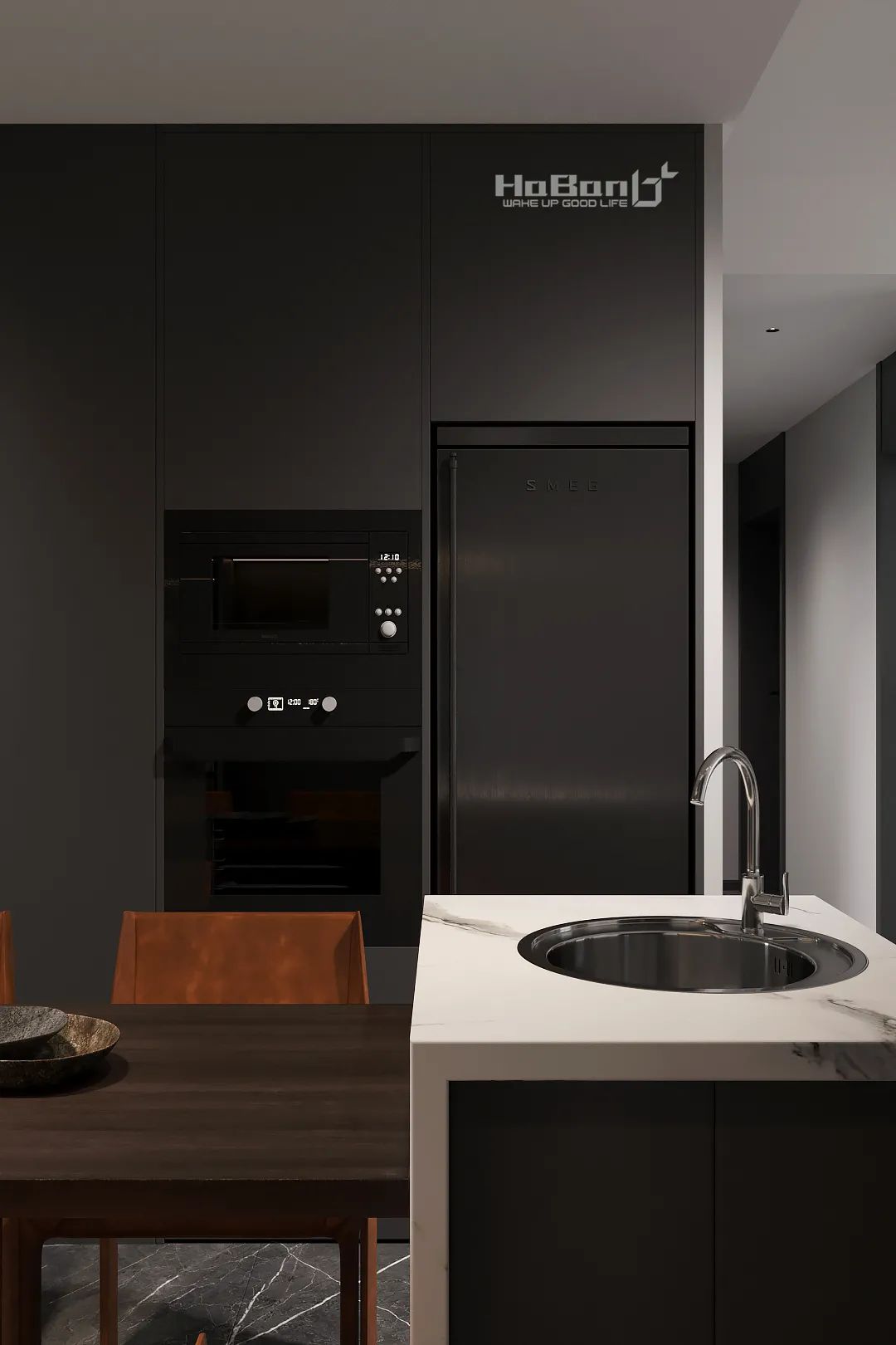 内江阳光天麓现代家居,演绎摩登绅士风格-25