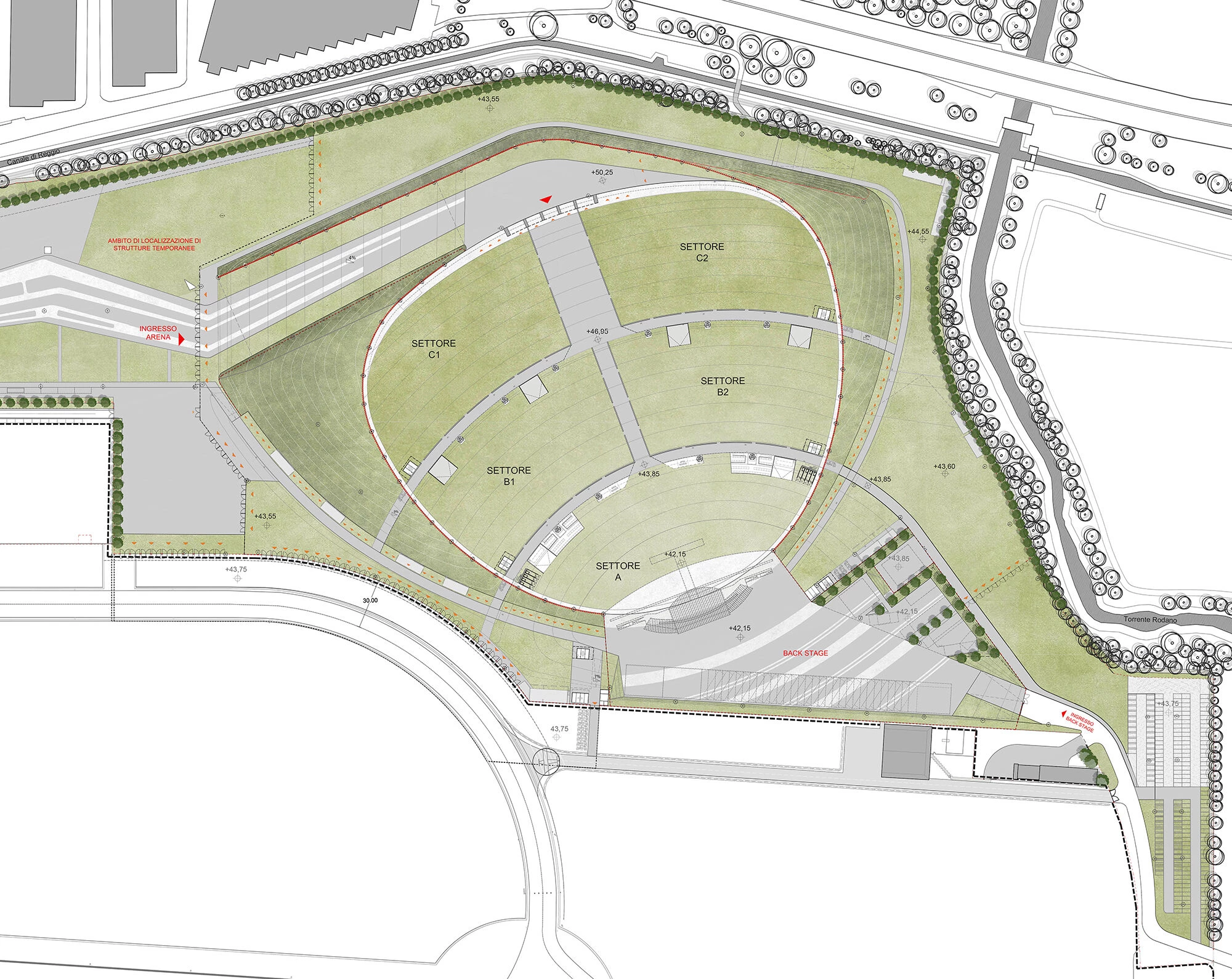 雷焦艾米利亚 RCF 体育馆丨意大利雷焦艾米利亚-30