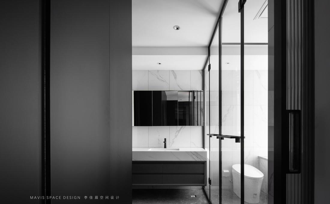 黑白灰简约空间 · 精装房改造案例-65