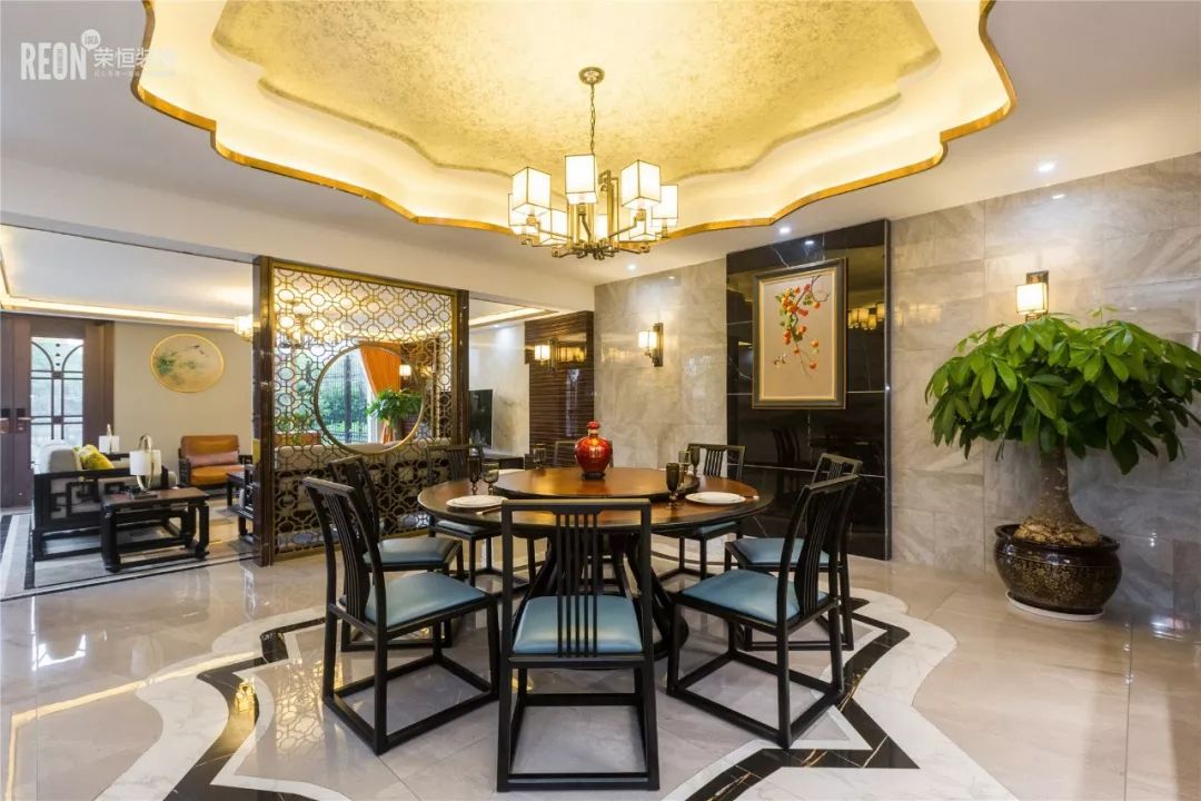 新中式风格家居设计，传统与时尚的完美融合-52