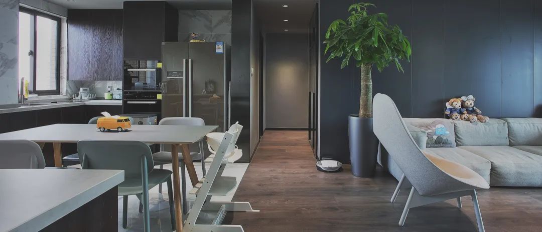 200㎡现代简约黑白灰,无主灯设计演绎个性空间高质感-94