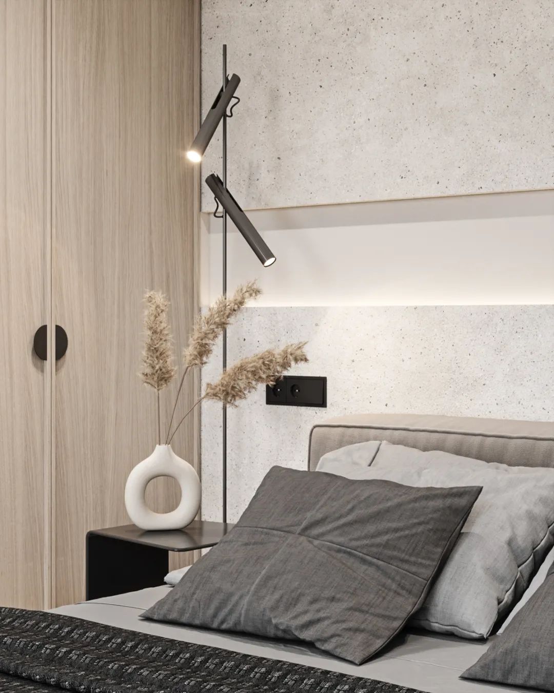 简约原木|艺术气息的三口之家丨Roman Lutsenko-36