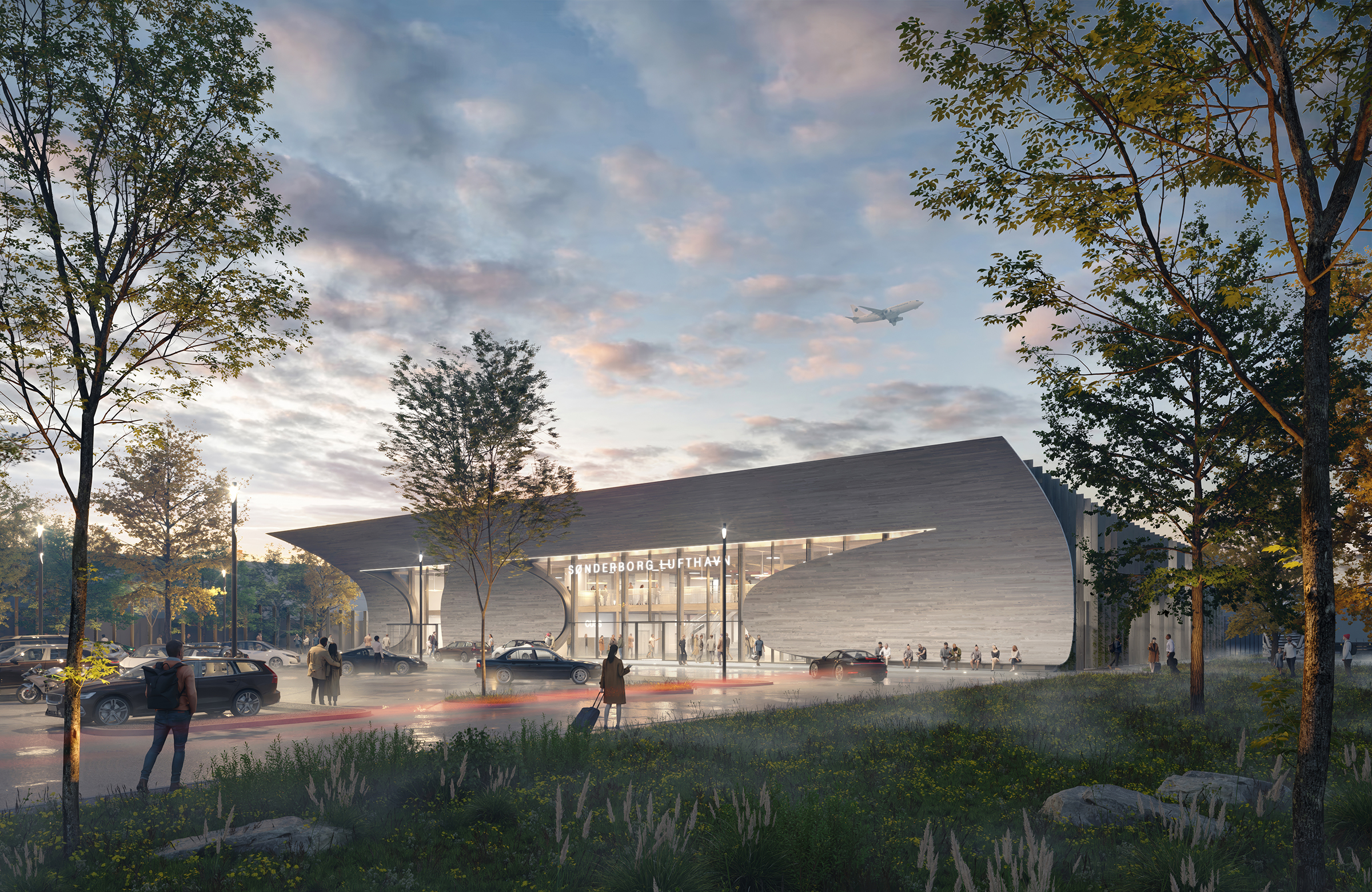 桑讷堡机场丨丹麦丨J.MAYER.H-9