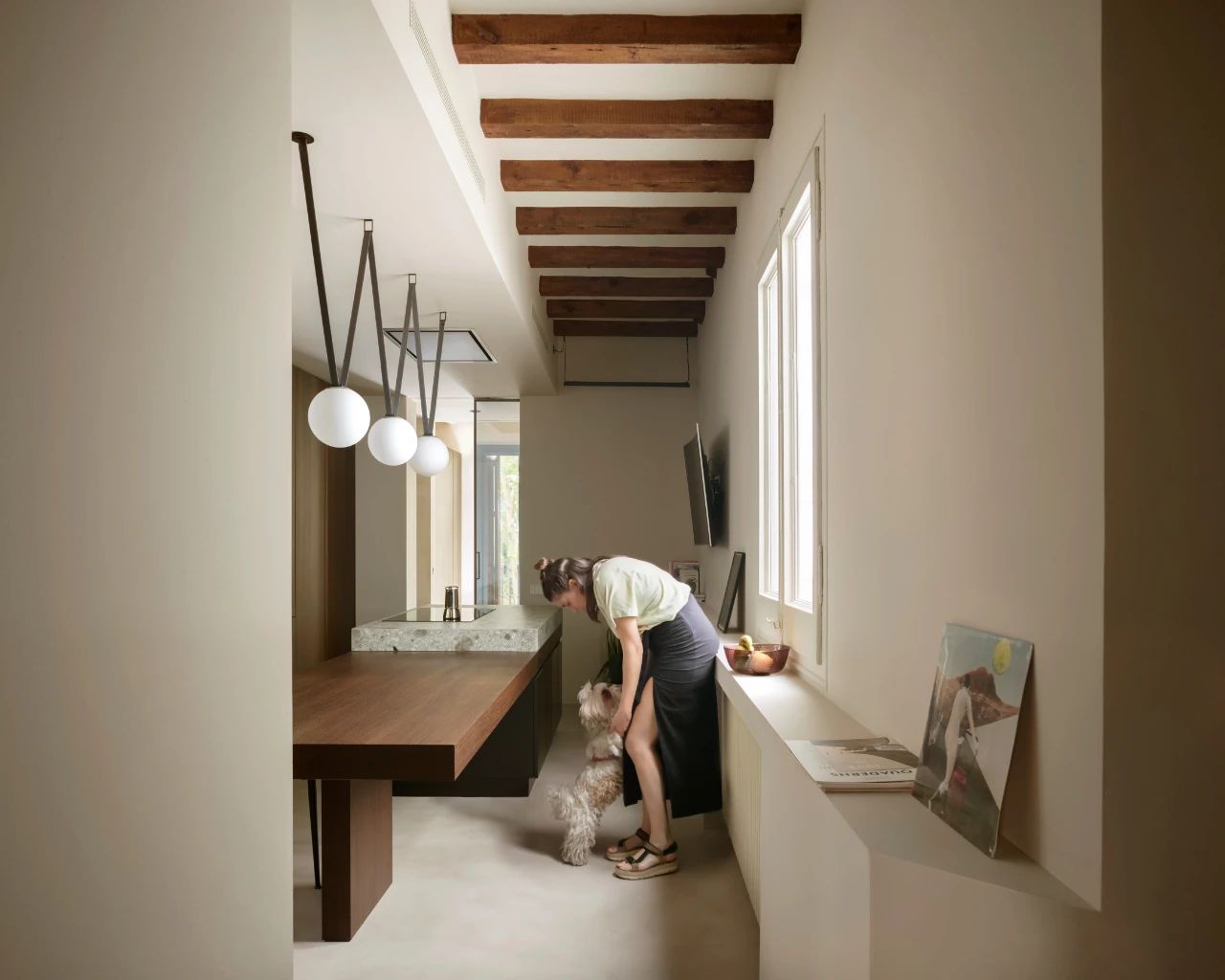 巴塞罗那公寓翻新设计丨西班牙巴塞罗那丨Maria Aucejo-5