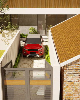 3D Exteriors House Scene