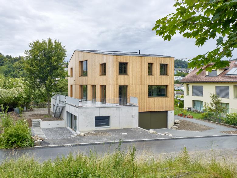 Gamisch Architekten GmbH丨Neubau Zweifamilienhaus, Meggen丨瑞士-20