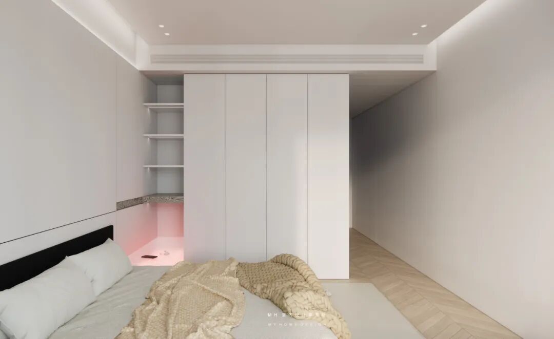 【首发】MH设计新作：素净•情感▏极简表达美学空间-36