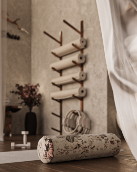 Rustic Japandi Zen Yoga Space