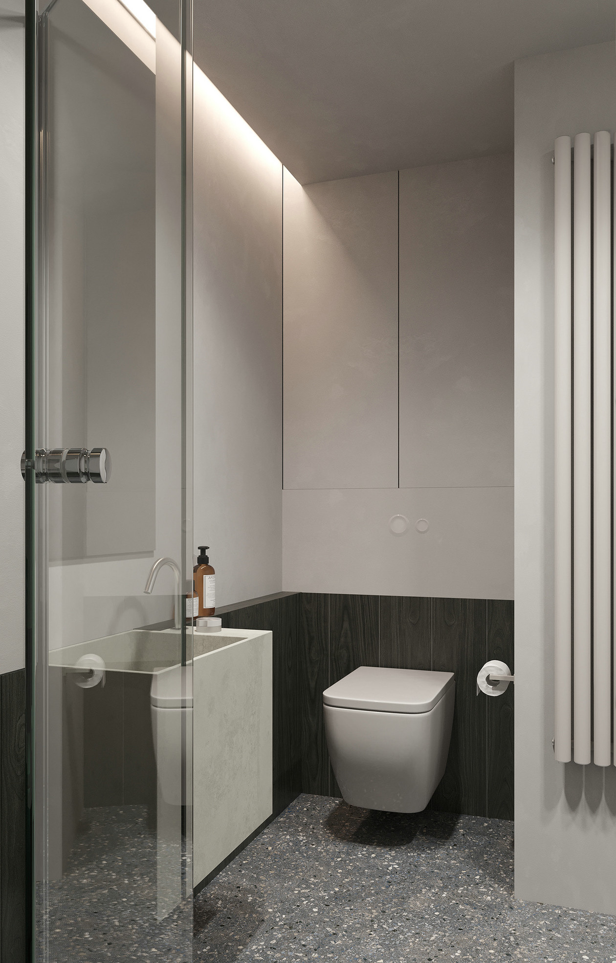 90㎡极简风公寓设计-32