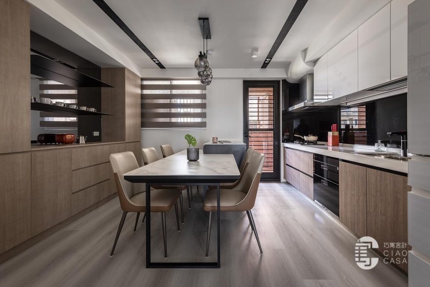 伏光輕奢暖居|構築溫潤情感「聚」場|巧寓舍計丨江柄融-12