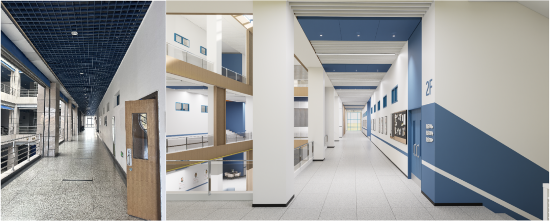 【现代·设计】方案二所作品——西北工业大学长安校区智慧教学楼D座室内改造装修项目-33